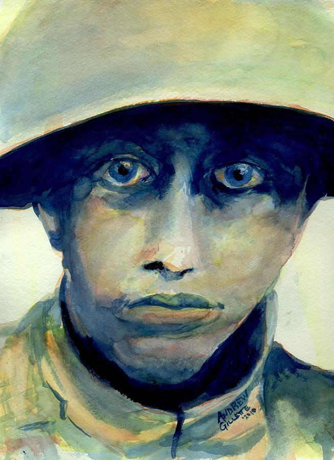 World War One Painting - Fresh from the Front Line by Andrew Gillette