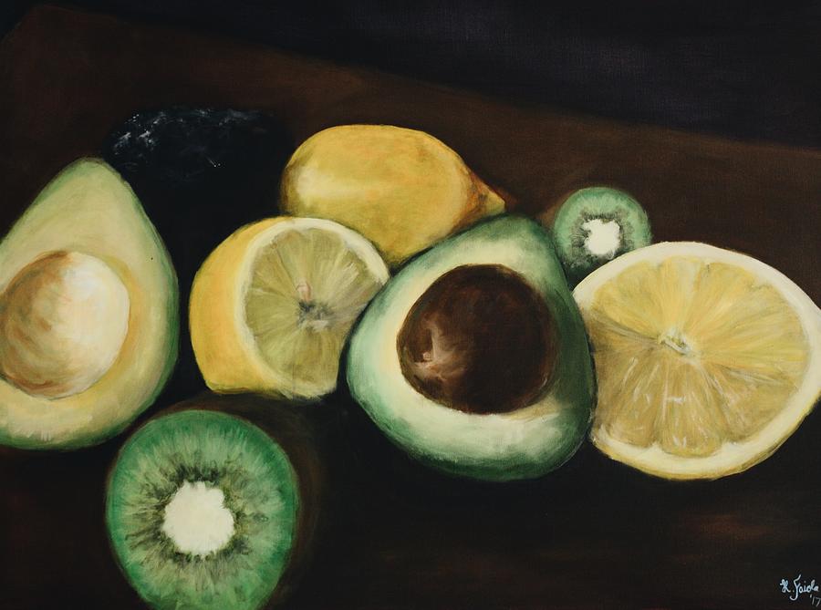 Fresh Fruits Painting by Kristina Faiola - Fine Art America