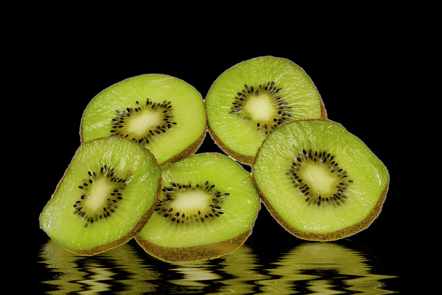 Fresh Kiwi fruits Photograph by David French