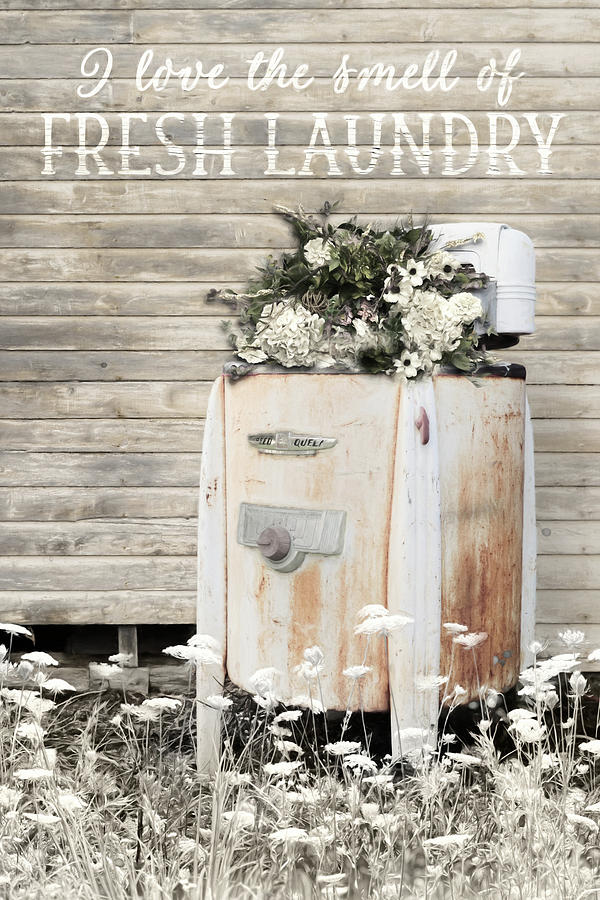 Fresh Laundry Mixed Media by Lori Deiter
