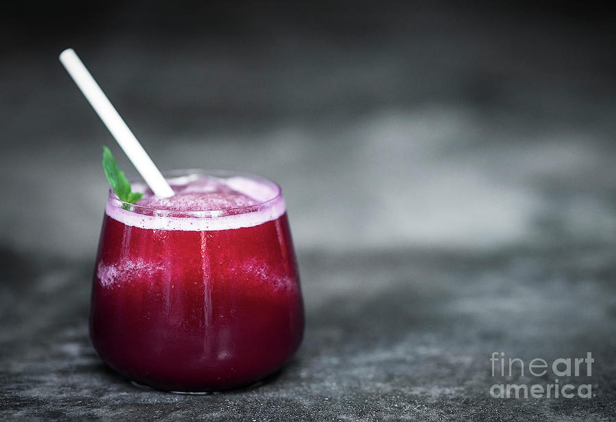 Fresh Organic Beetroot Juice Detox Drink In Glass Photograph by JM Travel Photography