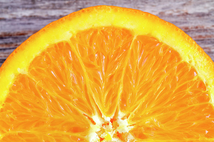 Fresh Organic Navel Orange Fruit Photograph by Teri Virbickis