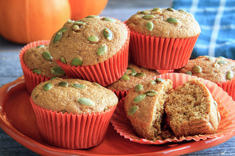 Fresh Out of the Oven Pumpkin Muffins Photograph by Teri Virbickis