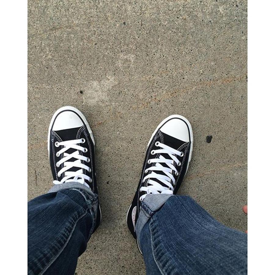 Converse Photograph - Fresh Pair Of Sneaks👌 #classic by Casey Cole
