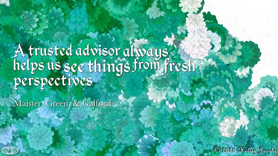 Trusted Advisor Digital Art - Fresh Perspectives by Holley Jacobs