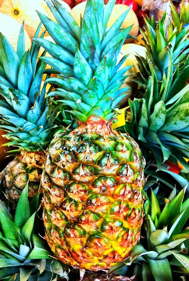 Fresh Pineapple Photograph by Carlos Avila