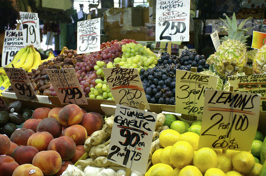 Fresh Produce at the Public Market II Photograph by Henri Irizarri