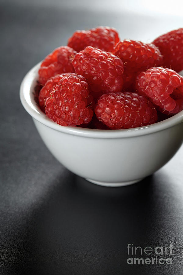 Summer Photograph - Fresh Raspberries by Corina Daniela Obertas