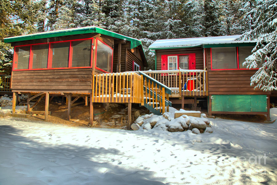 Fresh Snow At The Beauty Creek Hostel Photograph by Adam Jewell