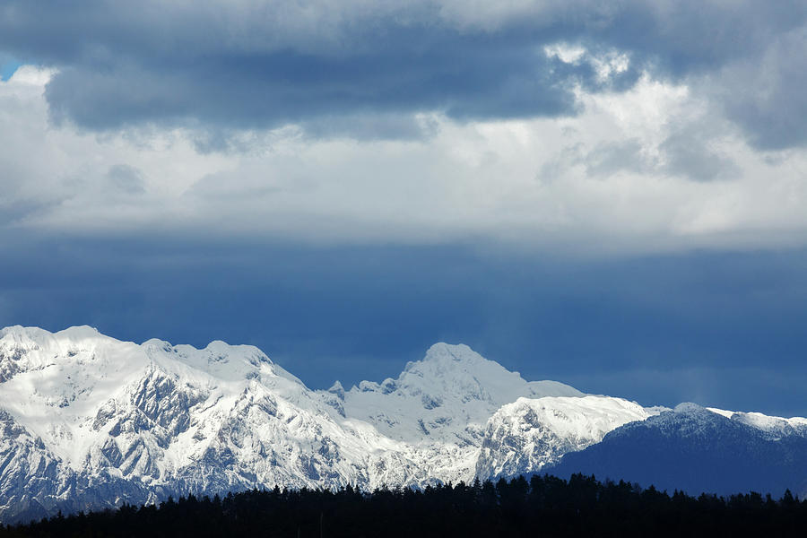 Fresh snow on the Kamnik Alps Photograph by Ian Middleton