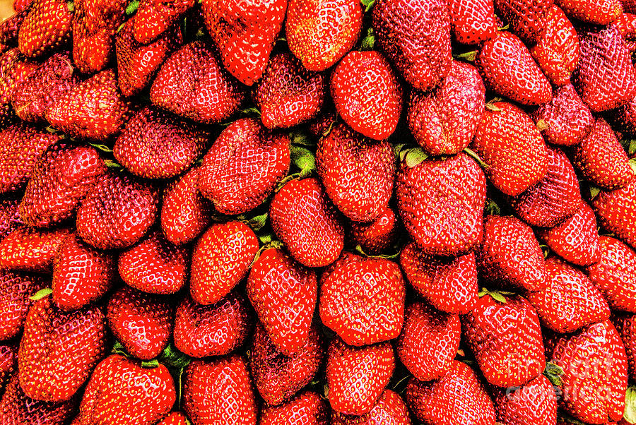 Fresh Strawberries Photograph by Rick Bragan