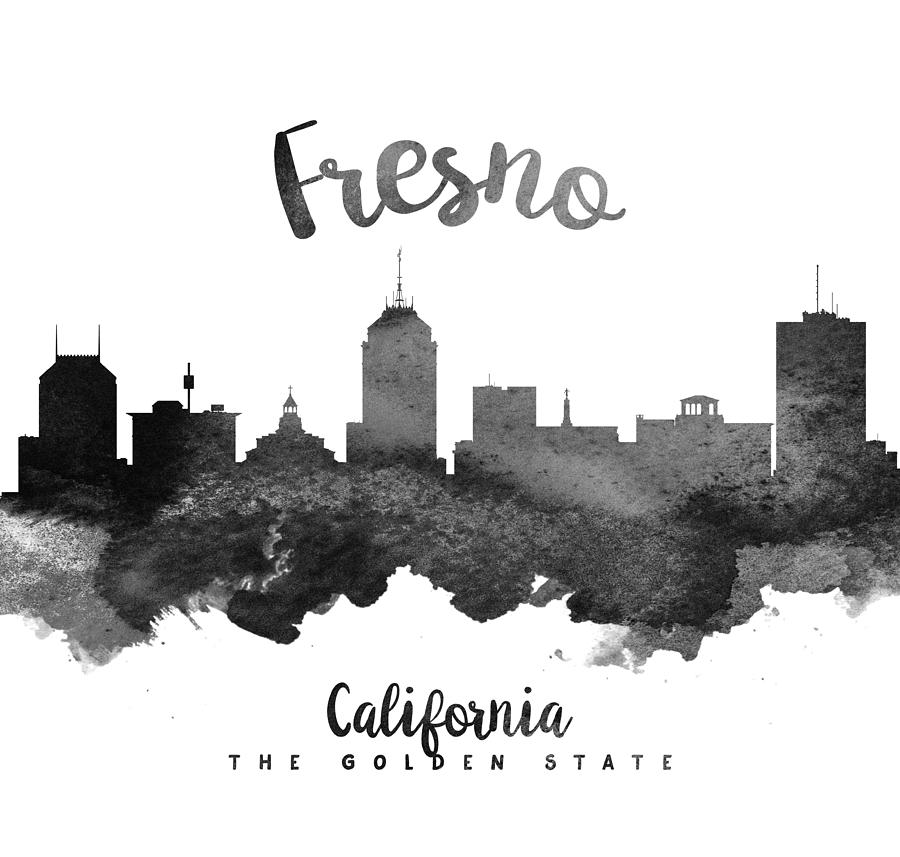 Fresno California Skyline 18 Painting