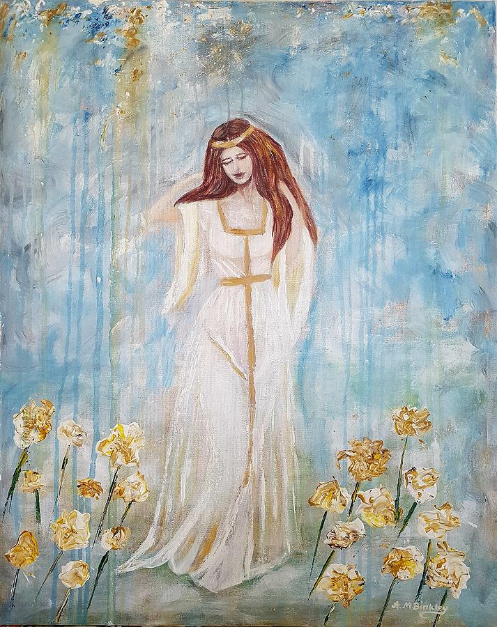 Freya Painting By A B Fine Art America