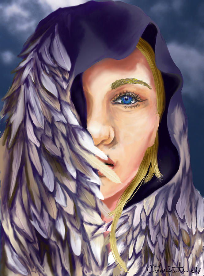 Freya Painting - Freya by Camilla Laurentine Freya Painting - Freya by Camilla Laurentine