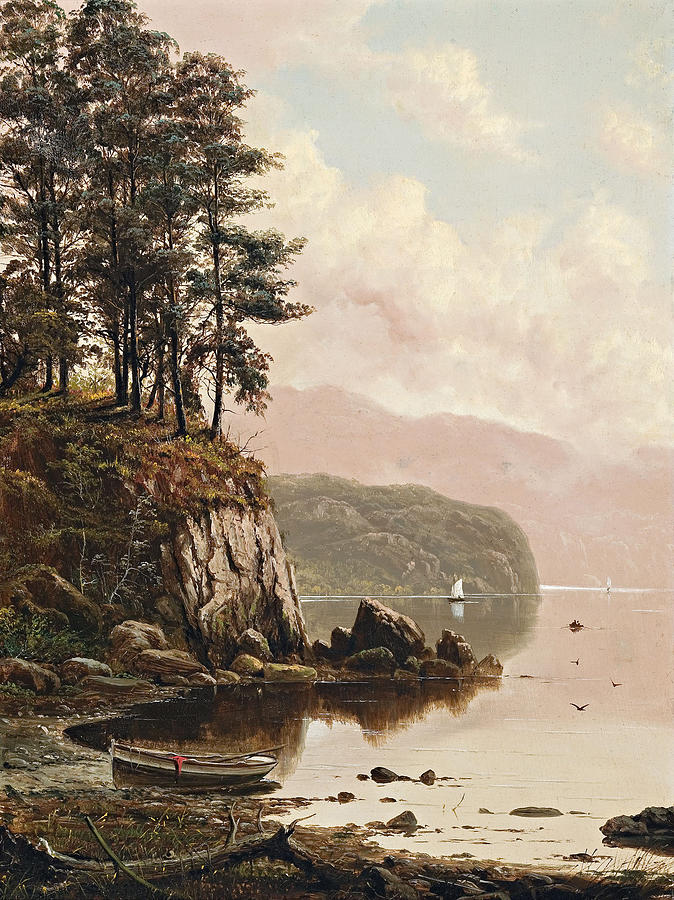 Friars Cragg Painting by Haughton Forrest
