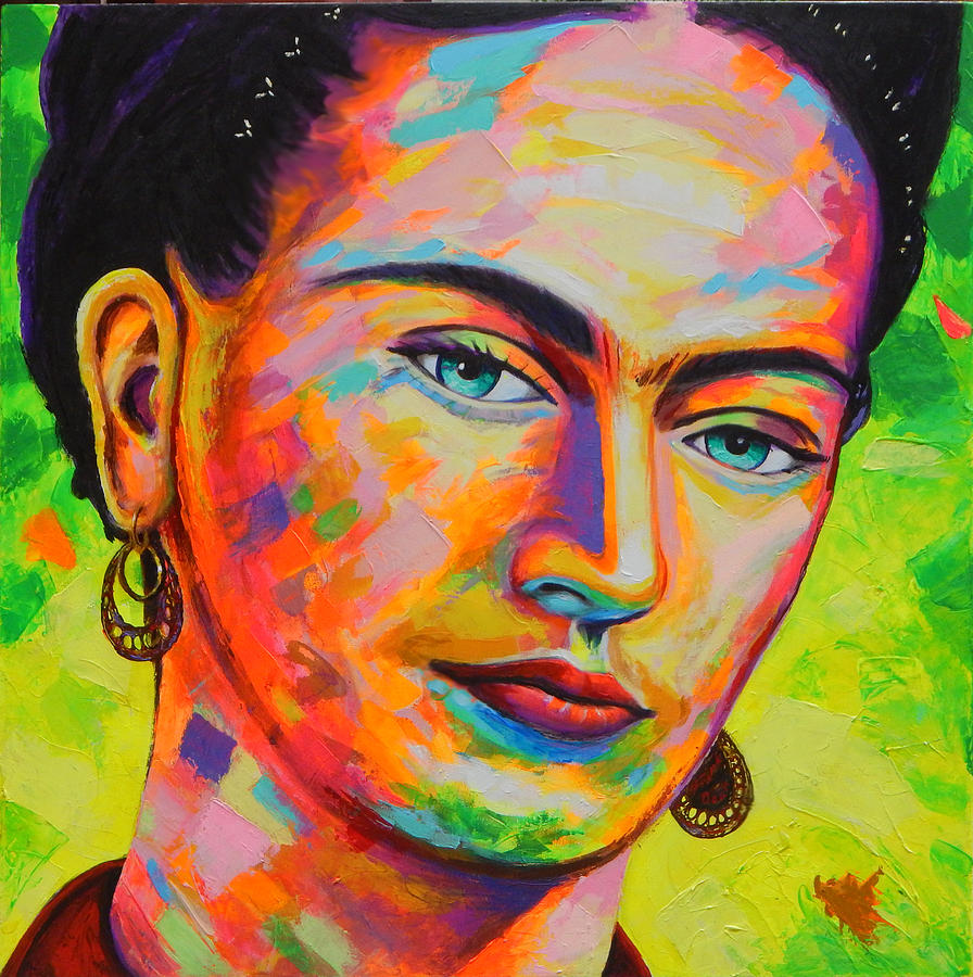 Frida Painting by Angel Ortiz