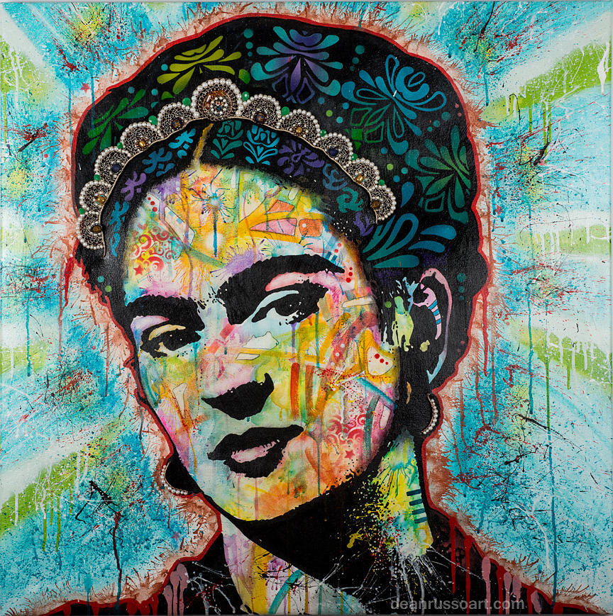 Frida Painting by Dean Russo Art