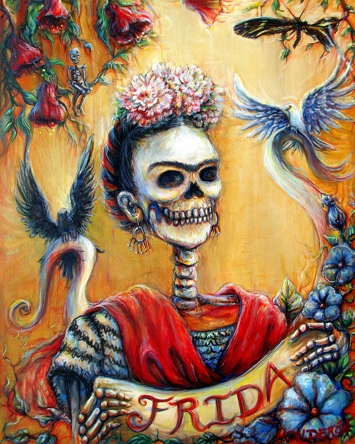 Frida Painting by Heather Calderon
