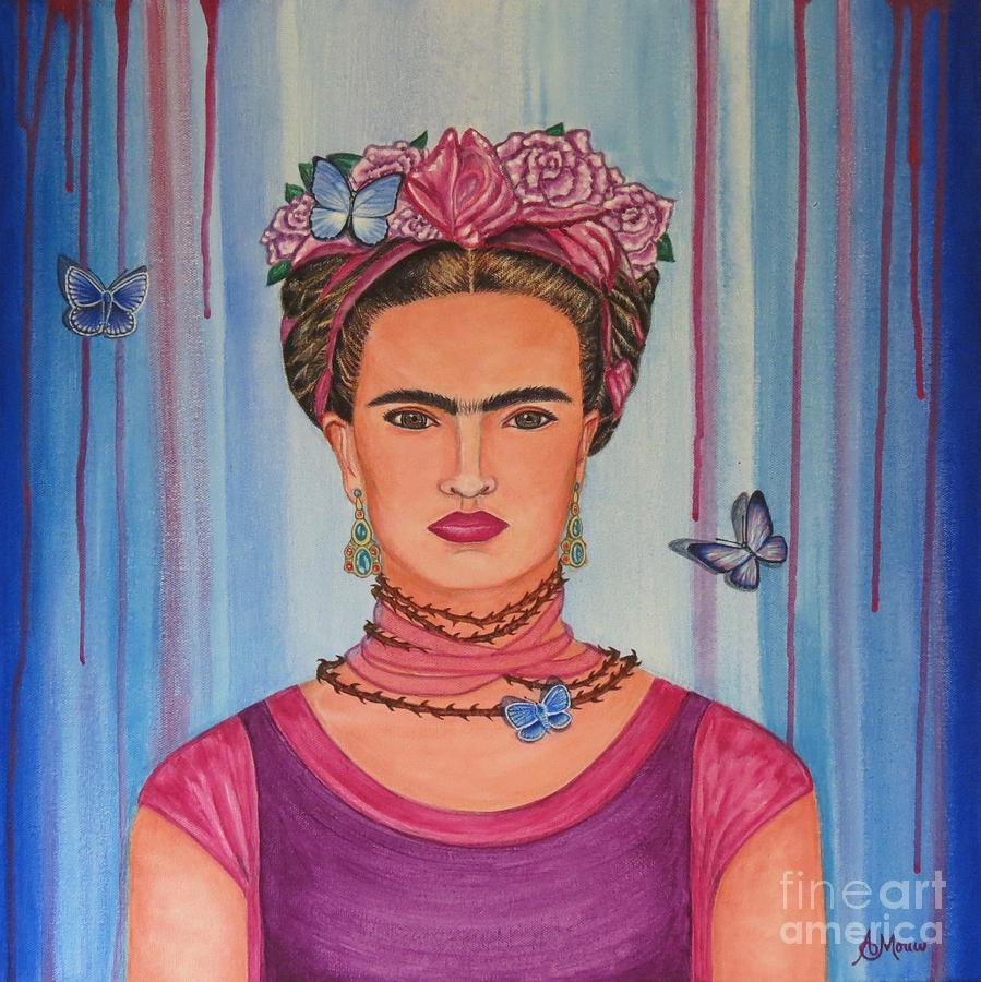 A Ribbon Around A Bomb - Frida Kahlo Painting by Aimee Mouw