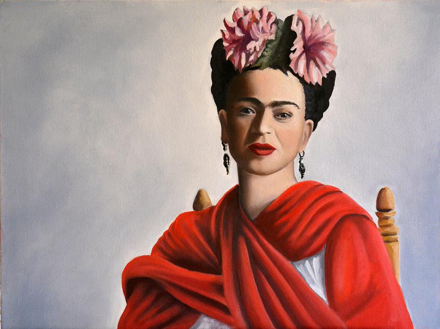 Frida Kahlo Painting by Alan Conder
