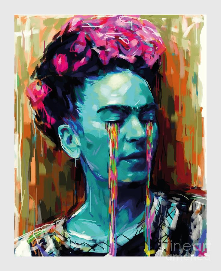 Frida Kahlo Digital Art - Frida Kahlo by Natmir Lura by Natmir  Lura