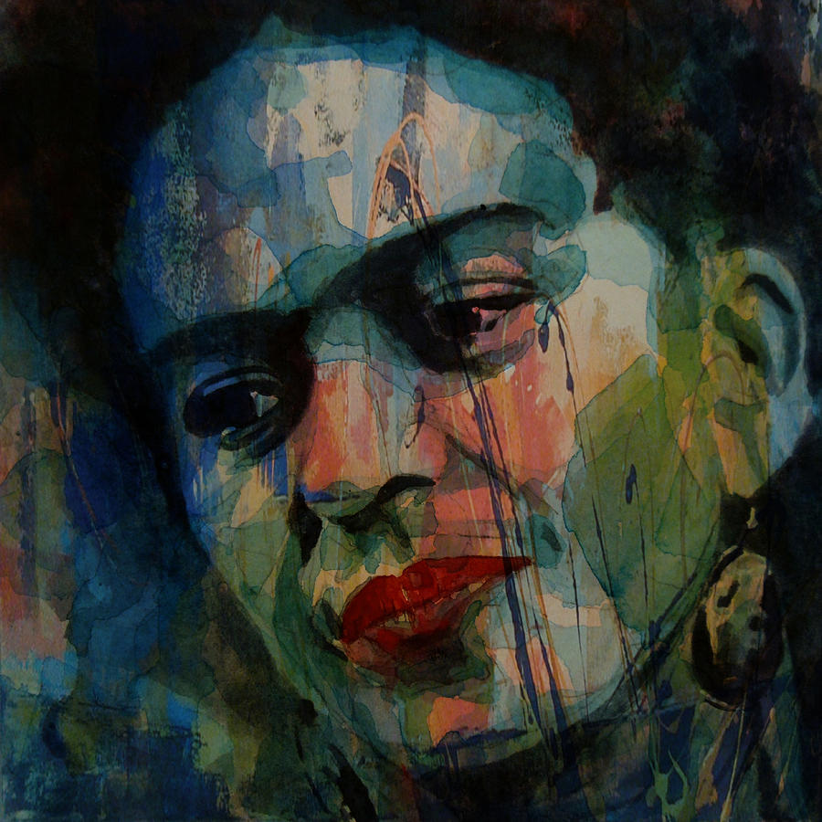 Portrait Painting - Frida Kahlo Colourful Icon  by Paul Lovering