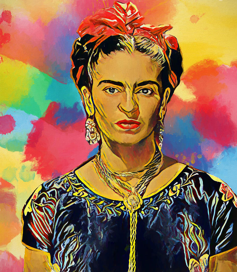 Frida Kahlo Painting by Dan Sproul