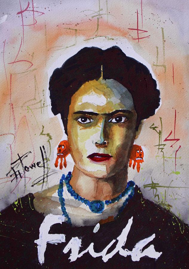 Portrait Painting - Frida Kahlo by George Powell