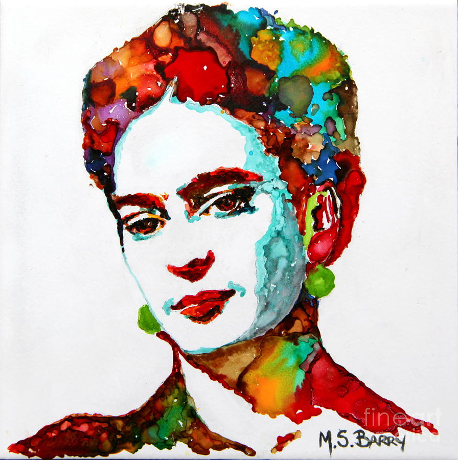 Frida Kahlo Painting by Maria Barry