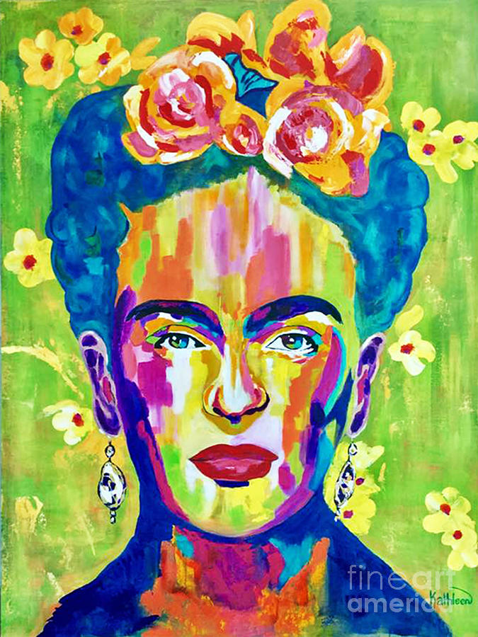 Frida Kahlo Press Painting