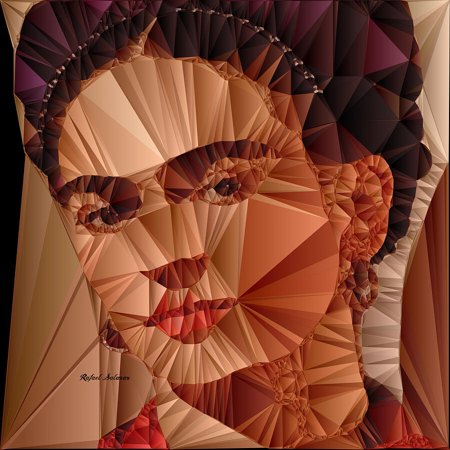 Frida Kahlo Digital Art by Rafael Salazar