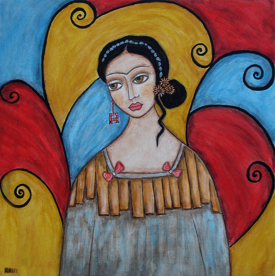 Day Of The Dead Painting - Frida kahlo by Rain Ririn