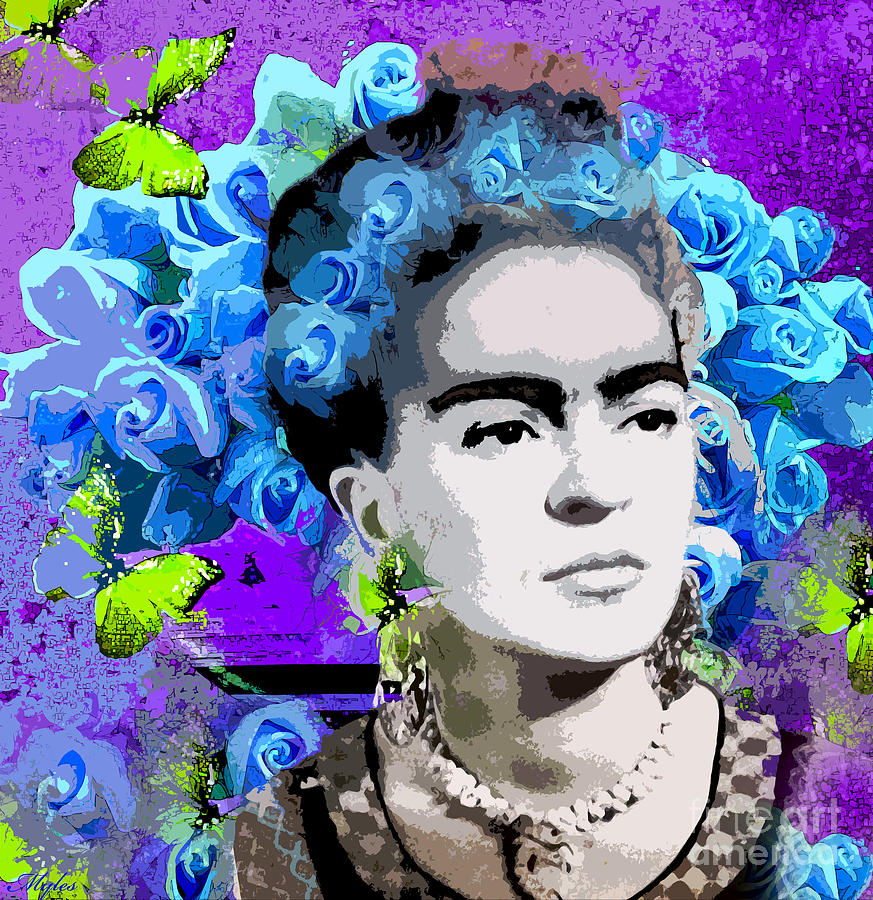 Frida Kahlo Painting by Saundra Myles