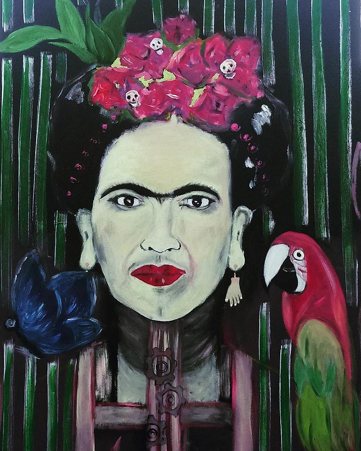 Frida Kalho Painting by Fando Vale - Pixels