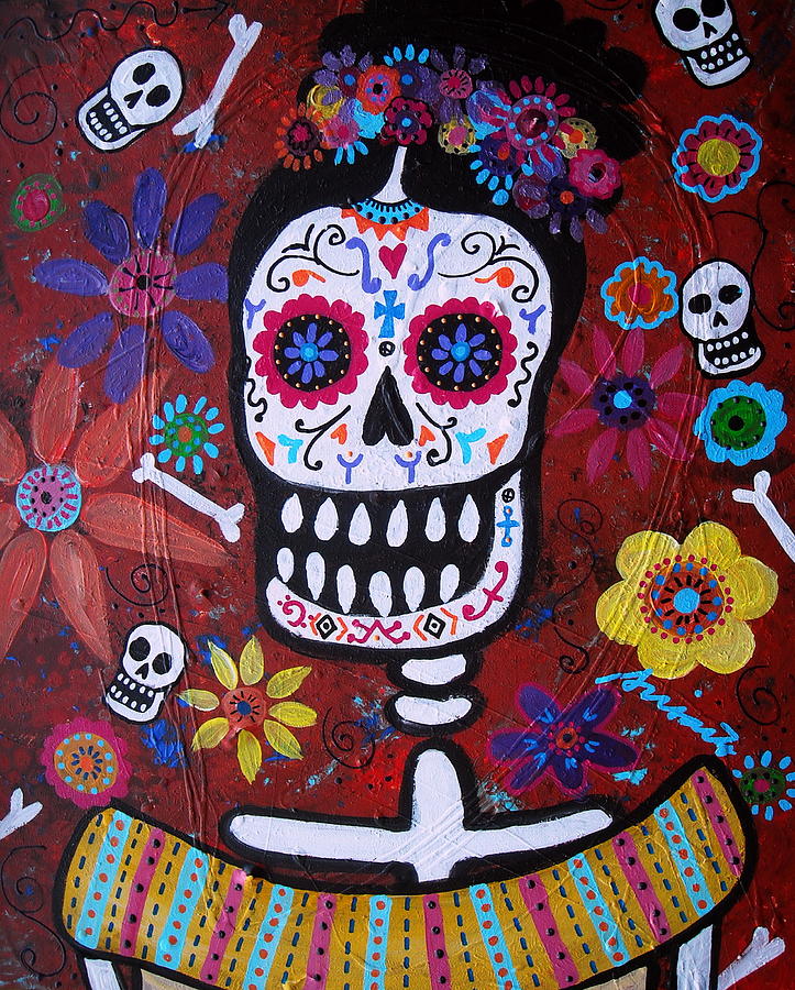 Flower Painting - Frida by Pristine Cartera Turkus