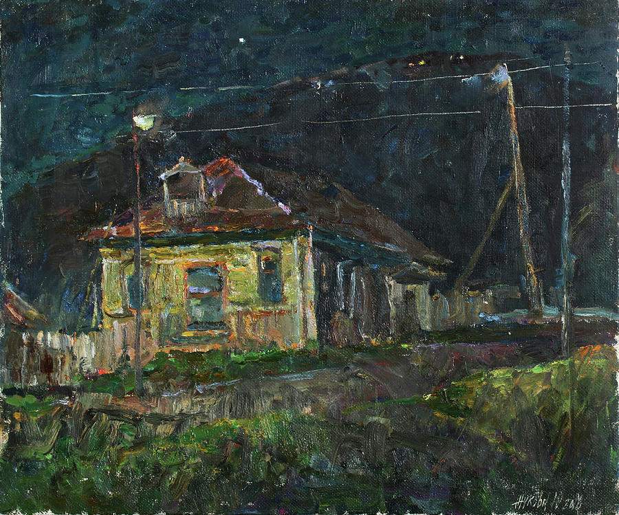 Friday evening Painting by Juliya Zhukova