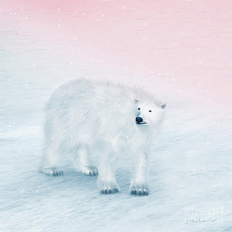 Friend of the Arctic Digital Art by Jutta Maria Pusl