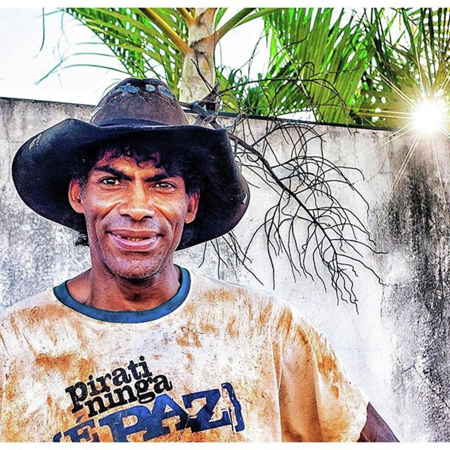 Textures Photograph - Friendly Face In Brazil by Aleck Cartwright
