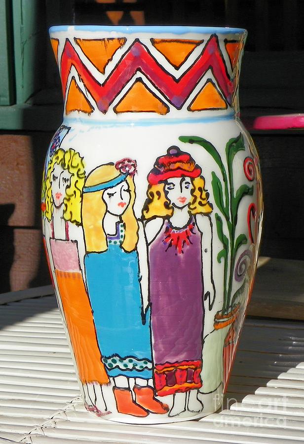 Friends Ceramic Art by Lisa Dunn