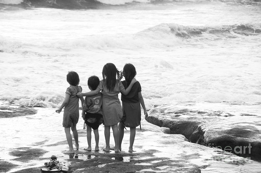 Friends On The Beach Photograph