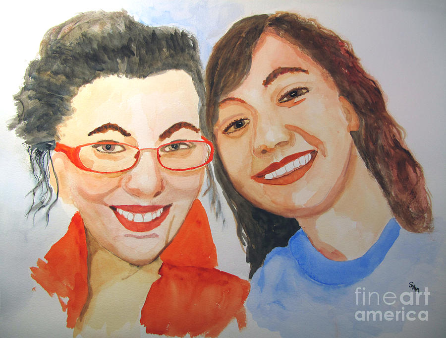 Friends Painting by Sandy McIntire