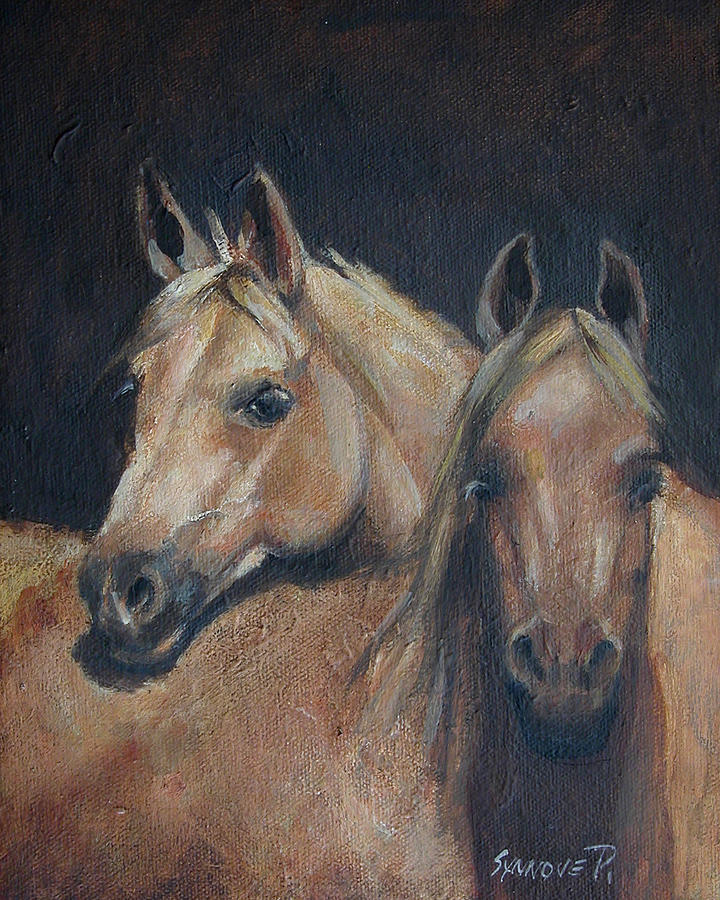 Friends Painting by Synnove Pettersen