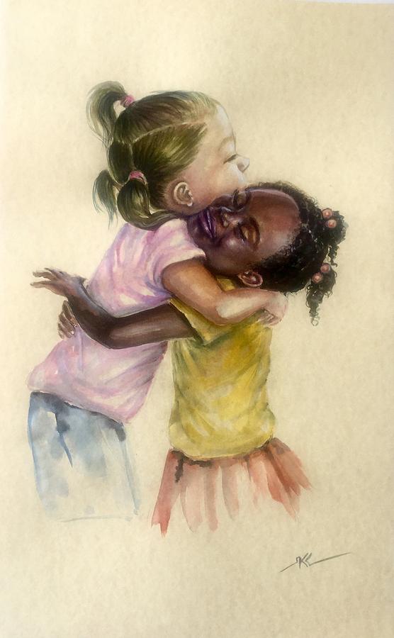 Friendship Painting by Katerina Kovatcheva