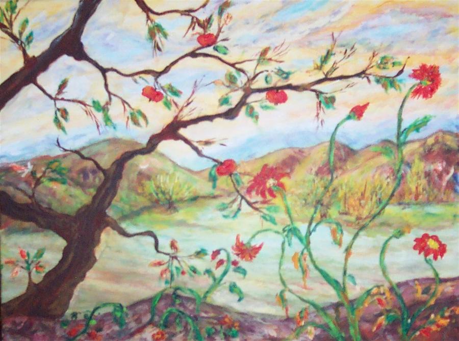 Friendship Tree  Painting by Mary Sedici