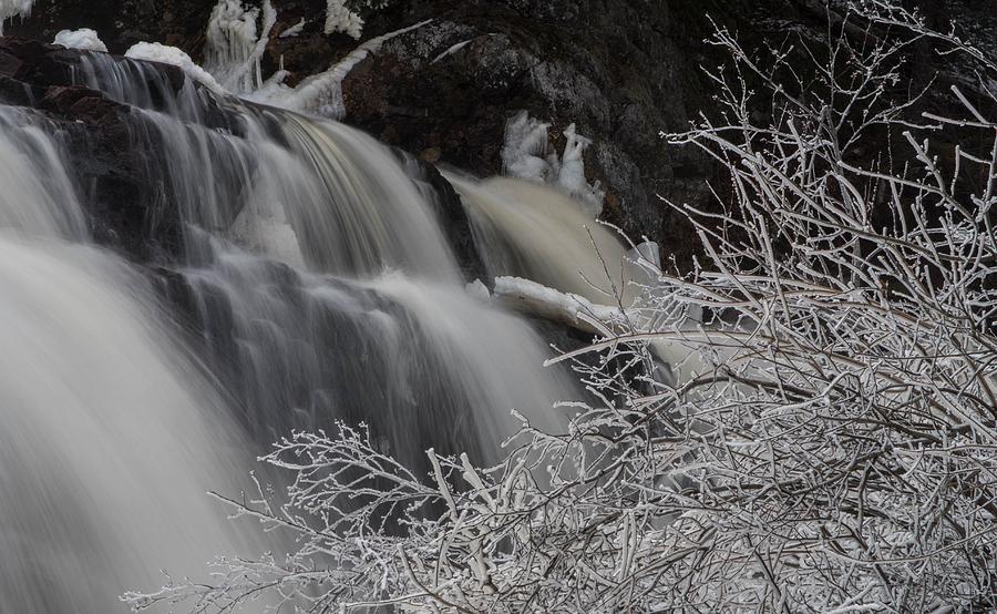 Winter Photograph - Frigid Falls by Tim Beebe