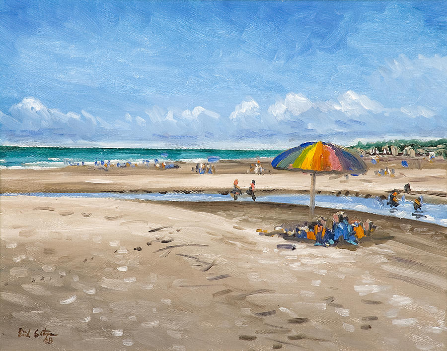 Landscape Painting - Fripp Island Beach by Erik Schutzman