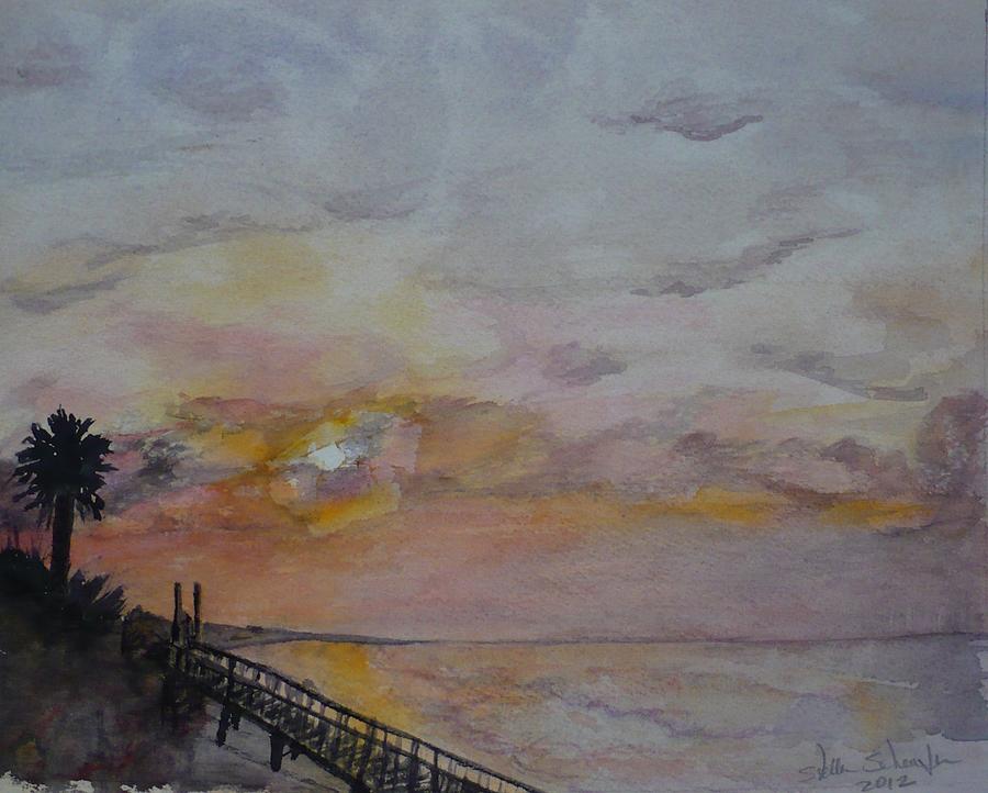 Nature Painting - Fripp Island Morning by Stella Schaefer