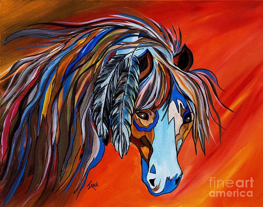 Frisco War Horse Painting by Janice Pariza