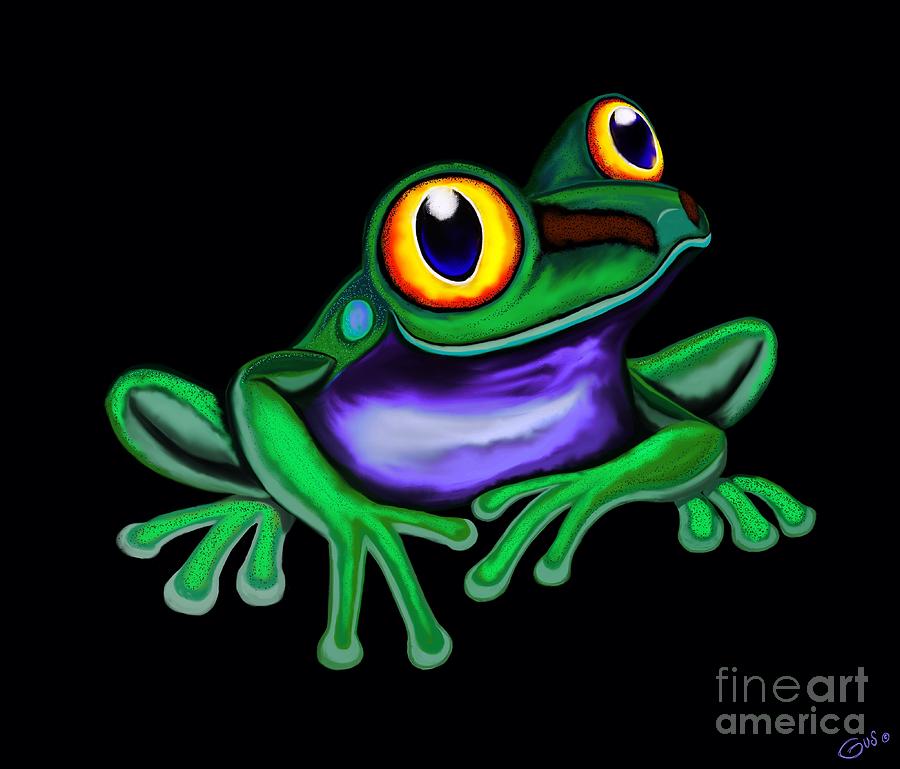 Frog Eyes  Digital Art by Nick Gustafson