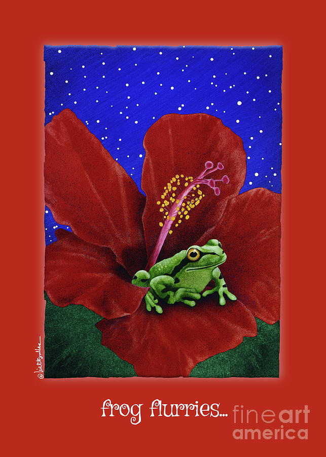 Frog Flurries... Painting by Will Bullas